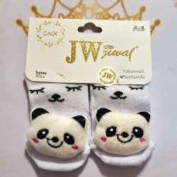 Бебешки чорапи с играчка 0м-6м