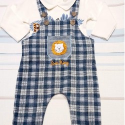 Бебешки комплект с гащеризон и блуза  Лъвчо