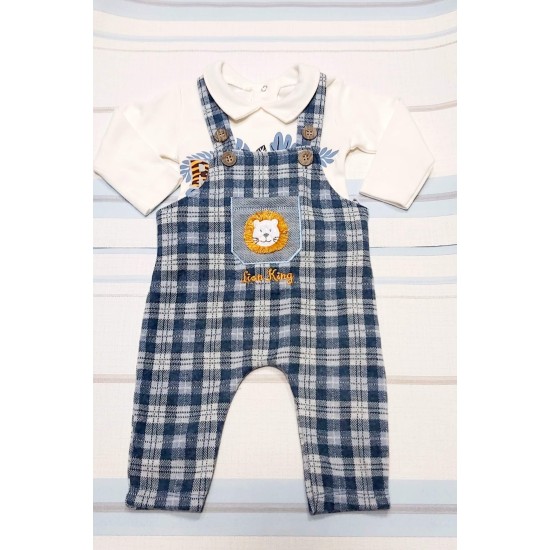 Бебешки комплект с гащеризон и блуза  Лъвчо