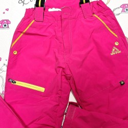 Детски зимен гащеризон грейка/панталон в розово за сняг и ски Детски зимен гащеризон грейка/панталон в розово за сняг и ски