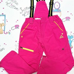 Детски зимен гащеризон грейка/панталон в розово за сняг и ски Детски зимен гащеризон грейка/панталон в розово за сняг и ски