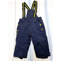Детски гащеризон/панталон грейка за сняг и ски в тъмносиньо и жълто Детски гащеризон/панталон грейка за сняг и ски в тъмносиньо и жълто