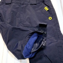 Детски гащеризон/панталон грейка за сняг и ски в тъмносиньо и жълто Детски гащеризон/панталон грейка за сняг и ски в тъмносиньо и жълто