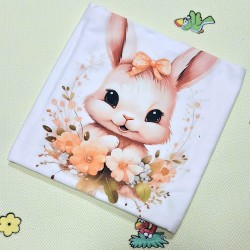 Бебешка памучна пелена/одеяло Зайче Бебешка памучна пелена/одеяло Зайче