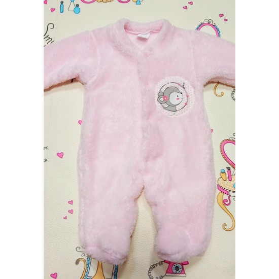 Бебешки пухкав гащеризон в розово Мече Бебешки пухкав гащеризон в розово Мече