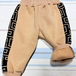 Бебешки ватиран комплект в бежово Трите мечета Бебешки ватиран комплект в бежово Трите мечета