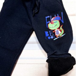 Ватирано детско долнище  в тъмносиньо  Дидо