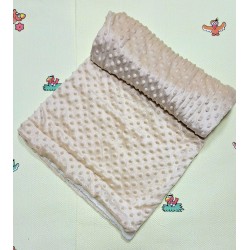 Меко бебешко одеяло в бежово/кафяво Меко бебешко одеяло в бежово/кафяво