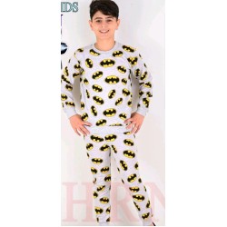 Детска памучна пижама в сиво  Батман