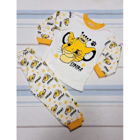 Детска памучна пижама  Цар Лъв