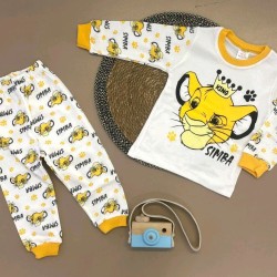 Детска памучна пижама  Цар Лъв