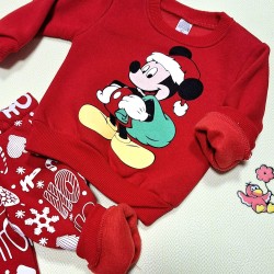 Коледен детски ватиран комплект Мики Маус Коледен детски ватиран комплект Мики Маус