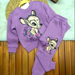 Детски ватиран комплект в лилаво  Сърничка