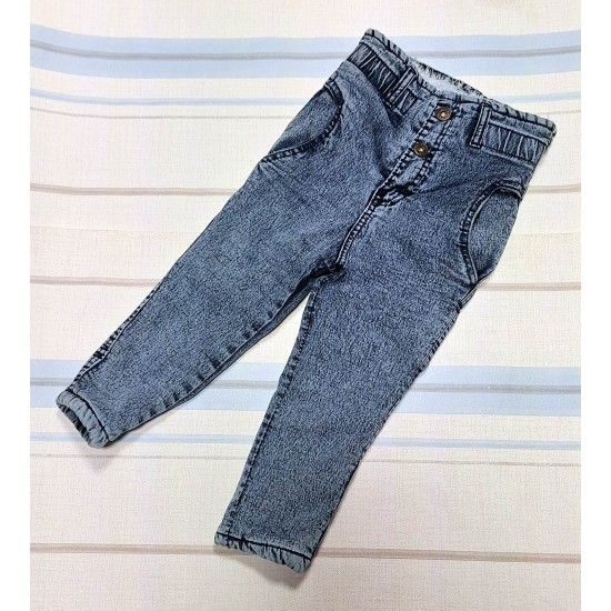 Ватирани детски сини дънки Ватирани детски сини дънки