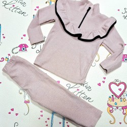 Детски леко ватиран мек комплект в бежово Белинда Детски леко ватиран мек комплект в бежово Белинда