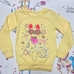 Детска ватирана блуза в жълто COOL CAT Детска ватирана блуза в жълто COOL CAT
