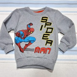 Детска ватирана блуза в сиво Спайдърмен Детска ватирана блуза в сиво Спайдърмен