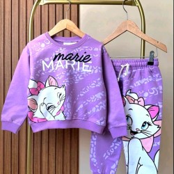 Детски комплект в лилаво Котето Мари Детски комплект в лилаво Котето Мари