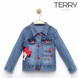 Разкошно детско дънково яке Мини Маус Разкошно детско дънково яке Мини Маус