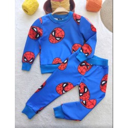 Детски спортен комплект в синьо Спайдърмен