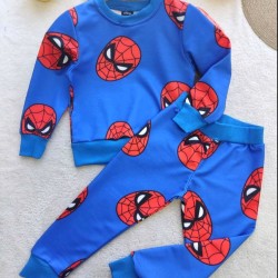 Детски спортен комплект в синьо Спайдърмен Детски спортен комплект в синьо Спайдърмен