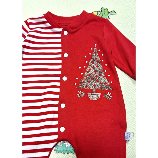 Коледен бебешки гащеризон ,,Елхичка