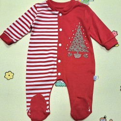 Коледен бебешки гащеризон Елхичка Коледен бебешки гащеризон Елхичка