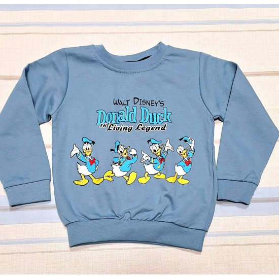 Детска блуза в синьо с Доналд Дък Детска блуза в синьо с Доналд Дък
