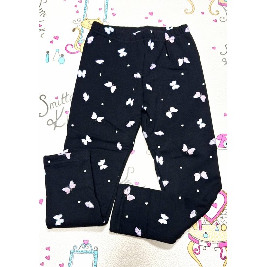 Детски ватиран клин в тъмносиньо на пеперуди