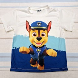 Детска лятна тениска с кучето Чейс от Пес патрул Детска лятна тениска с кучето Чейс от Пес патрул