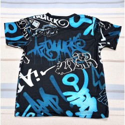 Детска лятна тениска с котарак с шапка Детска лятна тениска с котарак с шапка