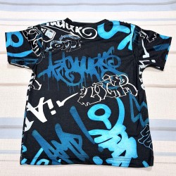 Детска лятна тениска с котарак с шапка