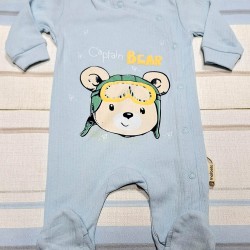 Бебешки гащеризон в светло синьо Мечо пилот Бебешки гащеризон в светло синьо Мечо пилот