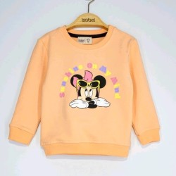 Детска памучна блуза в праскова Мини Маус Детска памучна блуза в праскова Мини Маус