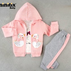 Бебешки спортен комплект от 3части  ЛЕБЕДИ