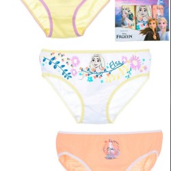 Детски памучни бикини 3бр в кутия с Елза и Ана