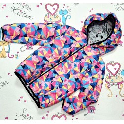 Детско преходно олекотено яке с качулка BARBIE Детско преходно олекотено яке с качулка BARBIE