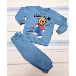Детски комплект в синьо Teddy Bear Детски комплект в синьо Teddy Bear