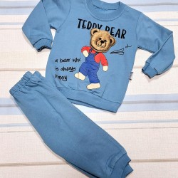 Детски комплект в синьо Teddy Bear Детски комплект в синьо Teddy Bear