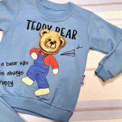 Детски комплект в синьо  Teddy Bear
