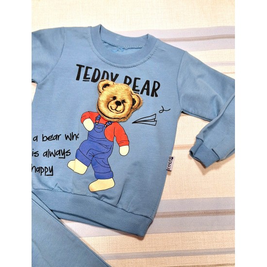 Детски комплект в синьо Teddy Bear Детски комплект в синьо Teddy Bear