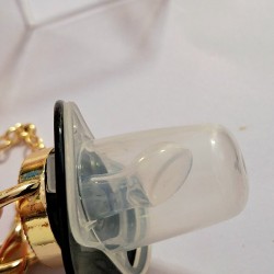 Луксозен биберон залъгалка с клипс в кутия  Мини Маус