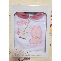 Луксозен италиански бебешки комплект с коте в кутия