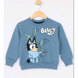 Детска памучна блуза в синьо БЛУИ
