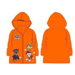 Детски дъждобран в оранжево с качулка с Пес Патрул