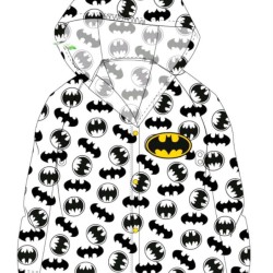 Детски прозрачен дъждобран с качулка БАТМАН Детски прозрачен дъждобран с качулка БАТМАН