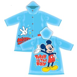 Детски дъждобран с качулка в синьо МИКИ МАУС