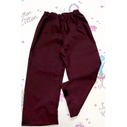 Непромокаем детски панталон в бордо за дъжд