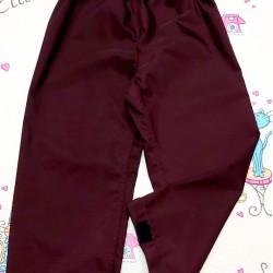 Непромокаем детски панталон в бордо за дъжд