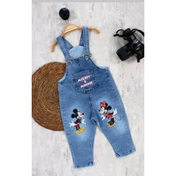 Детски дънков гащеризон с Мини и Мики Маус